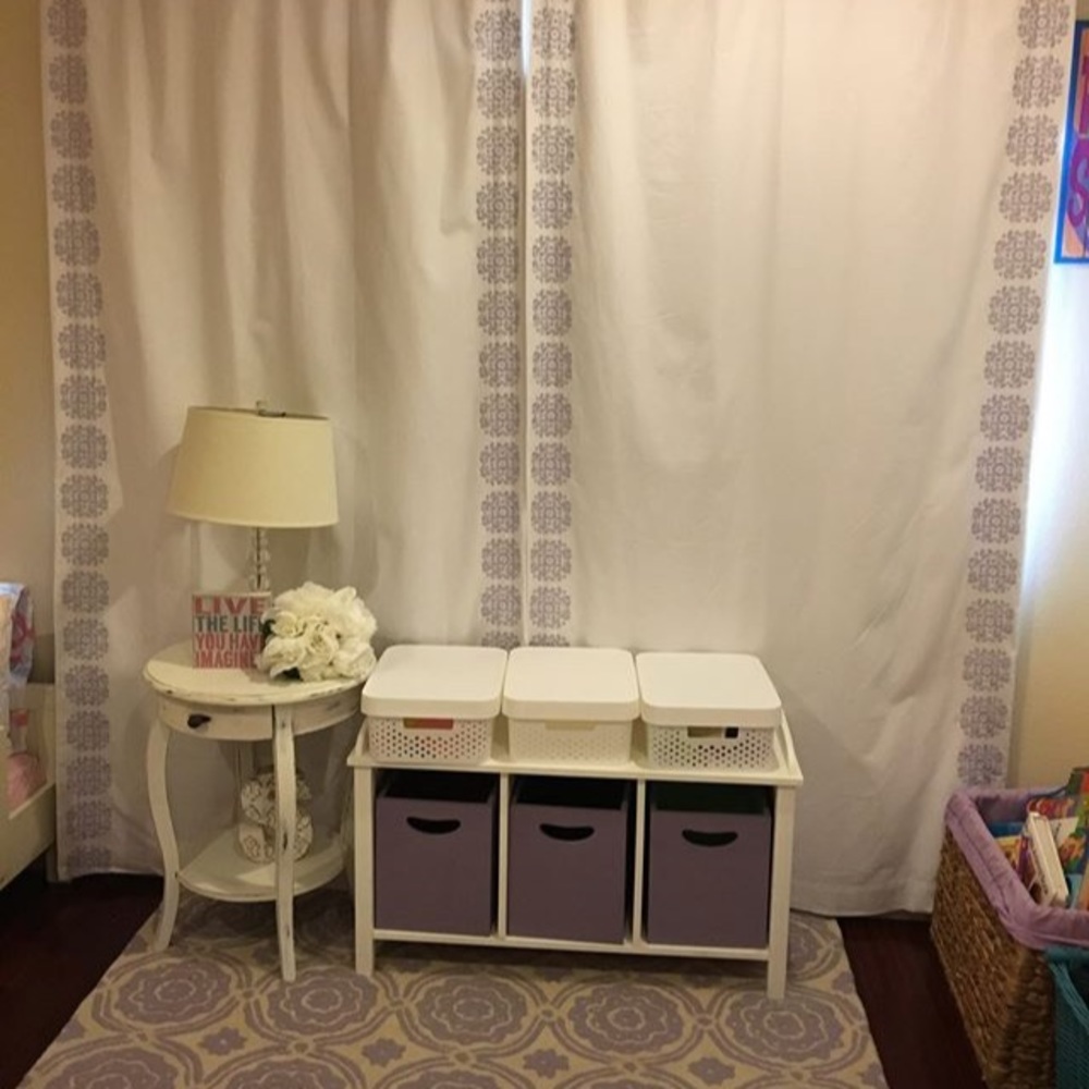 Pottery barn kids curtain